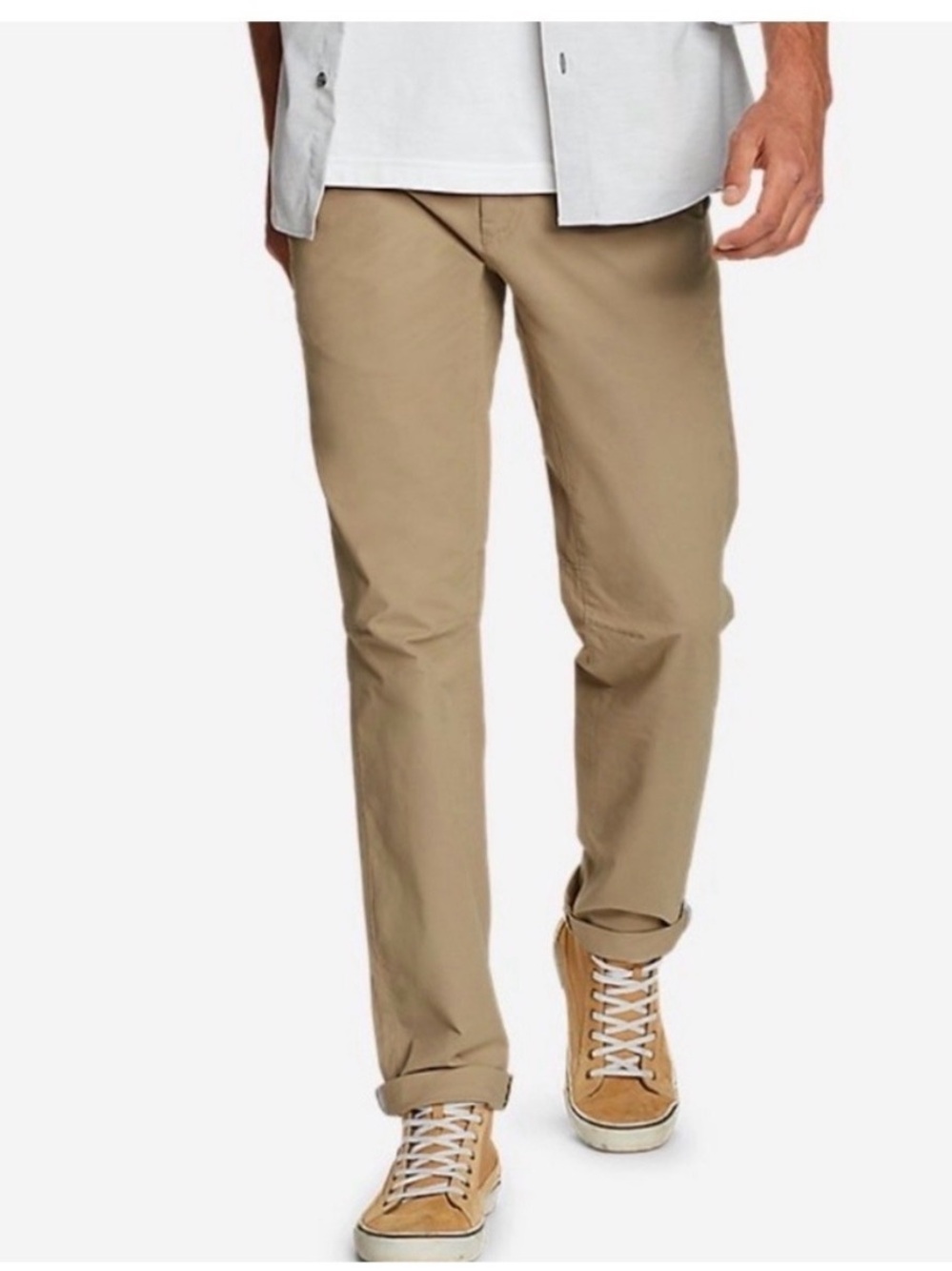NWT Eddie Bauer Men's Voyager Flex Five-Pocket Twill Pants 35x30